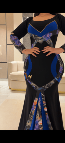 فستان سترتش مشجر