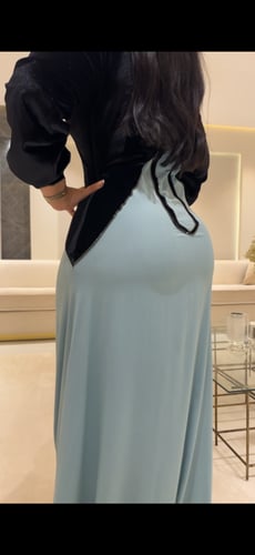 جلابيه قطن صدر مخمل