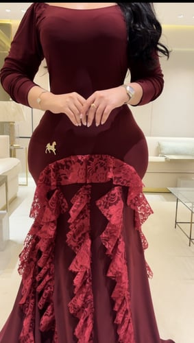 فستان ئسترتش بدانتيل