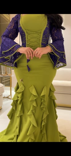 فستان سترتش كريب