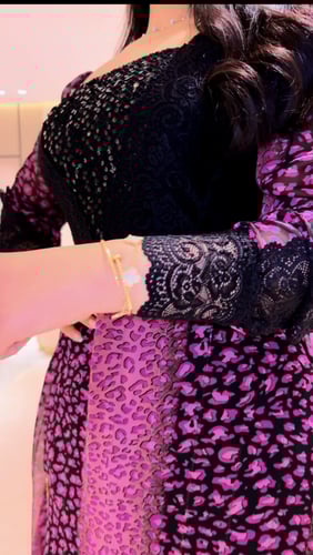 فستان شيفون كلوش