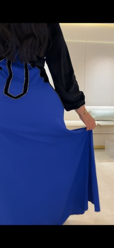 جلابيه قطن صدر مخمل