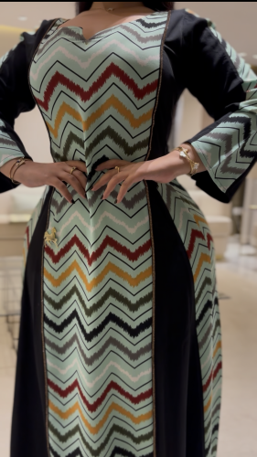 جلابيه قطن مع سي واي اللون تيفاني