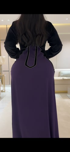 جلابيه قطن صدر مخمل