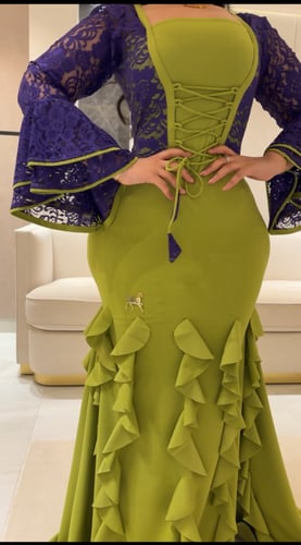 فستان سترتش كريب