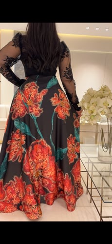 فستان حرير ايطالي