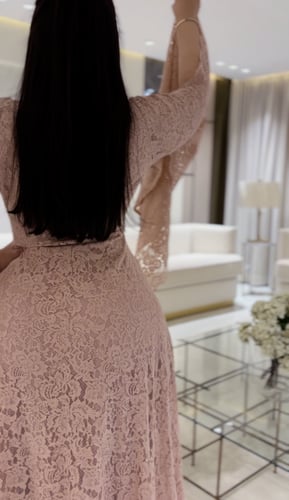 فستان دانتيل سترتش كلوش