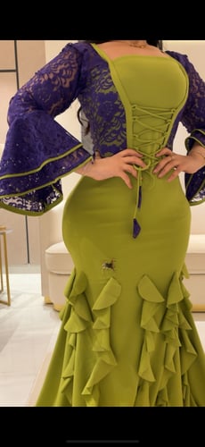 فستان سترتش كريب