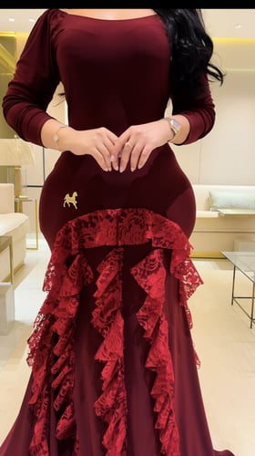 فستان ئسترتش بدانتيل