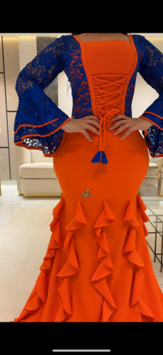 فستان سترتش كريب