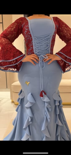 فستان سترتش كريب