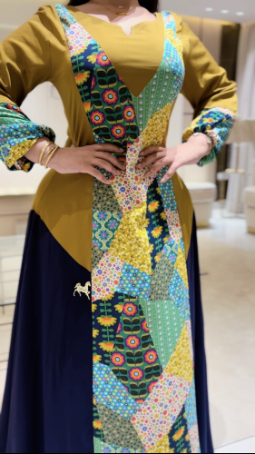 جلابيه قطن مشجر