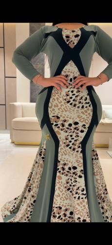 فستان سترتش تايقر