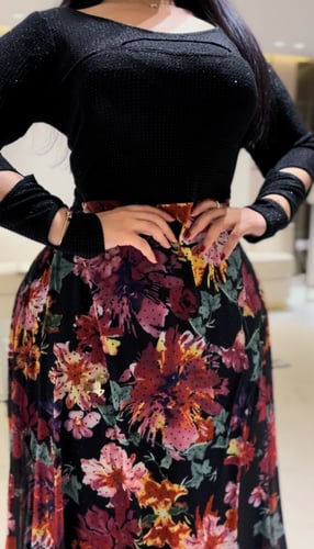 فستان صدر سترتش فل كرستال (تل سترتش مبطن مفصص بأسو...