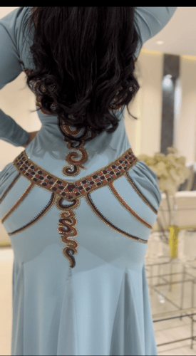 فستان سترتش كريب