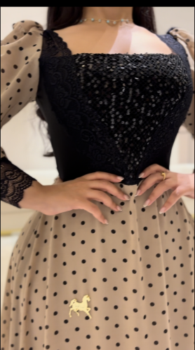 فستان شيفون كلوش