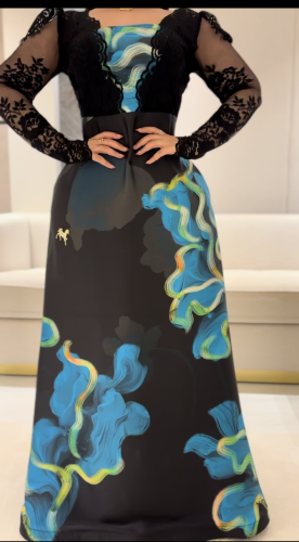 حرير ايطالي مشجر