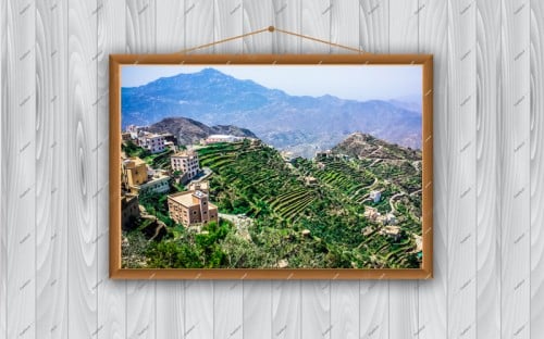 منظر عام لجبل خاشر السياحي