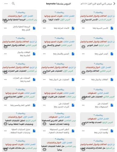 عروض رياضيات ثاني ثانوي الفصل الدراسي الأول ١٤٤٧هـ