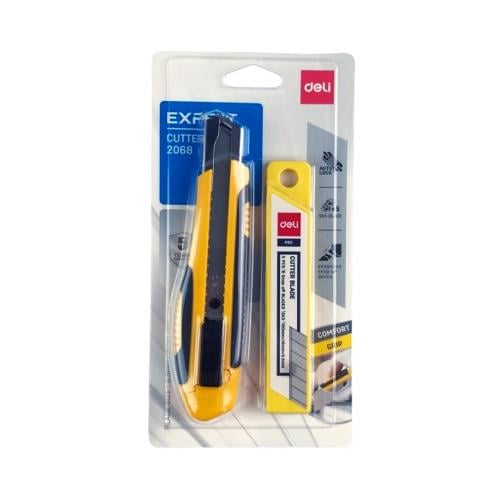 مشرط كبير مع غيار 18 deli - mm