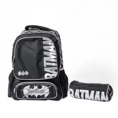 شنطة ظهر 16 أنش مع مقلمية - باتمان