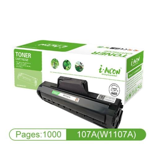 حبر طابعة HP 107A أسود i-Aicon - W1107A