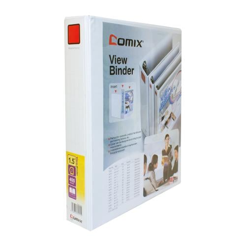 ملف أبيض 2 حلقات 1.5 بوصة - COMIX
