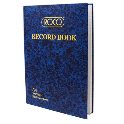 دفتر ريكورد ازرق 100 ورقة ROCO - A4