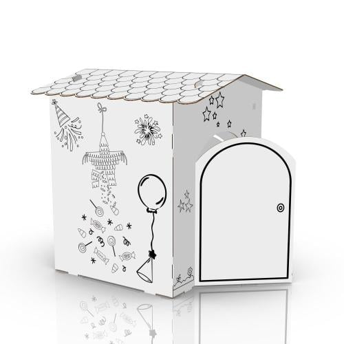 بيت اللعب و التلوين ( كبير الحجم ) مع 4 لوان مجاني...