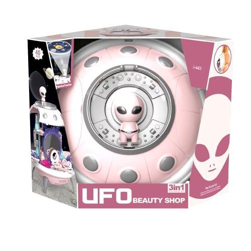 لعبة مكياج للأطفال على شكل طائر فضائية - 40 قطعة