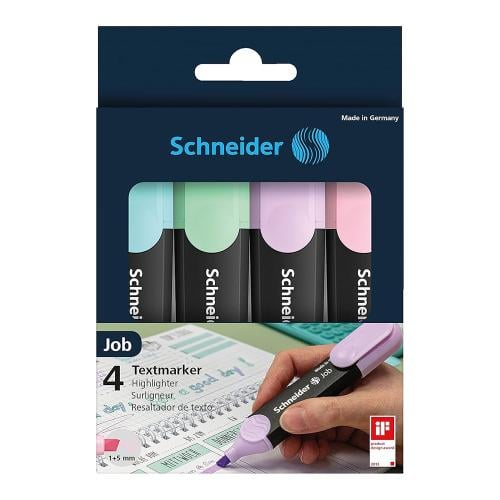طقم أقلام تظهير 4 لون - SCHNEIDER