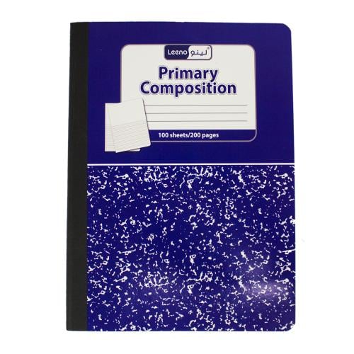 دفتر انجليزي كومبوسيشن 100 ورقة - Leeno