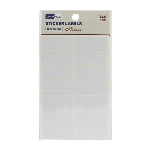 ملصقات لاصقة بيضاء Leeno – Sticker Labels