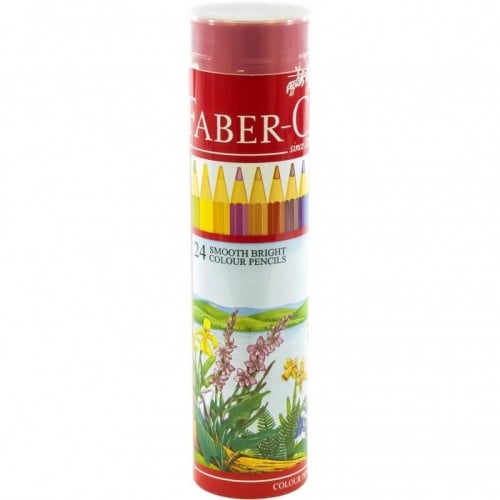 ألوان خشبية 24 لون - FABER-CASTELL