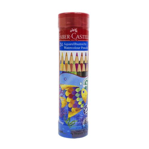 ألوان خشبية مائية 24 لون - Faber-Castell