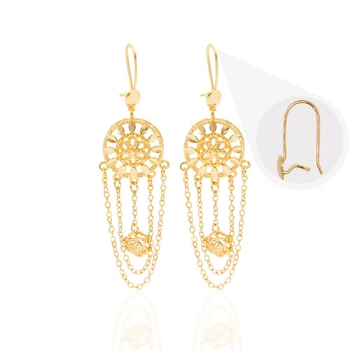 حلق شكل زهره