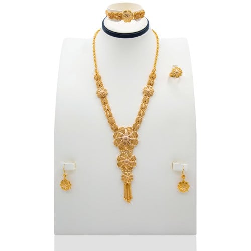 طقم ذهبي ملكي كبير 4 قطع