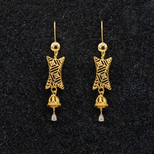 حلق طويل شكل تاج