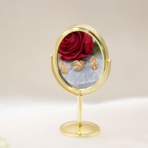 طقم مرصع بالزركون