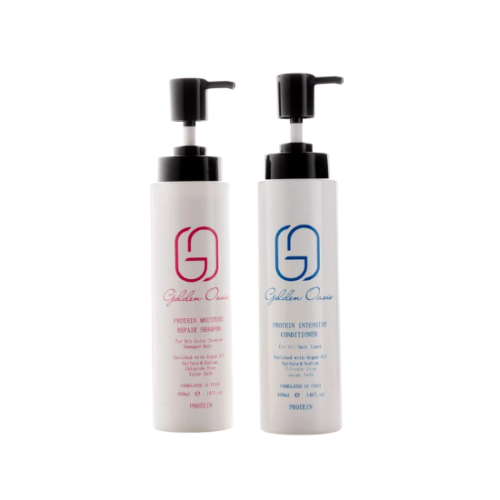 شامبو وبلسم للعناية اليومية بالشعر بعد البروتين وا...