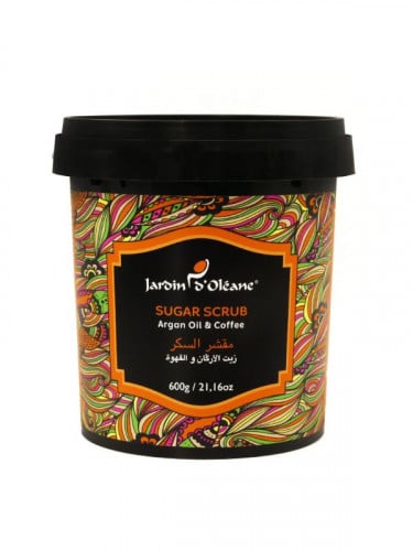 مقشر السكر بزيت الأركان والقهوة من جاردن اوليان -...