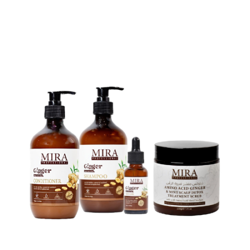 مجموعة ديتوكس لفروة الراس بالزنجبيل