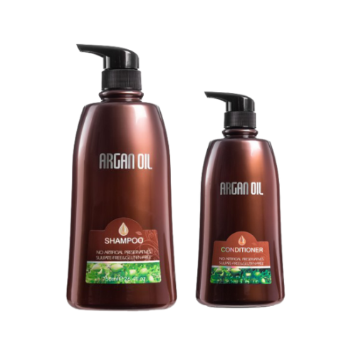 شامبو وبلسم خالي من السولفات الأصلي من ارقان اويل