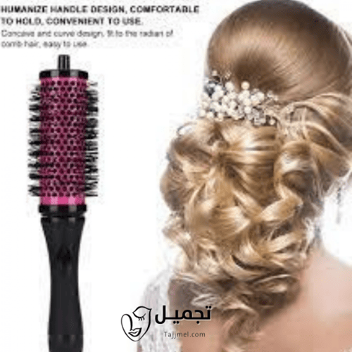 مجموعة فرش تصفيف الشعر الاحترافية 6 في 1 - لتموجات...