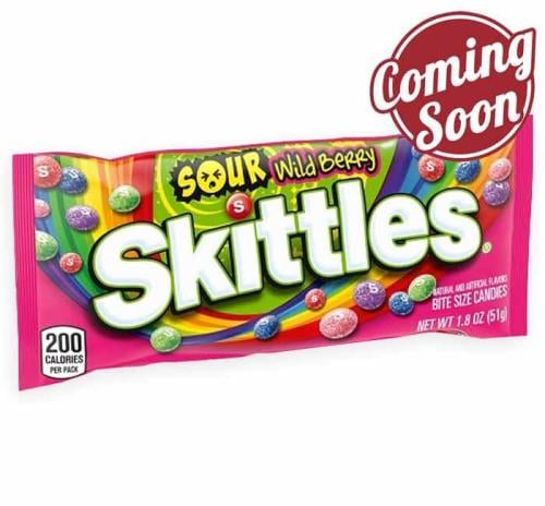 NEW SOUR WILD SKITTLES