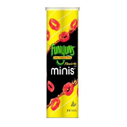 FUNYUNS FLAMIN' HOT MINIS 2.875 OZ CANISTER