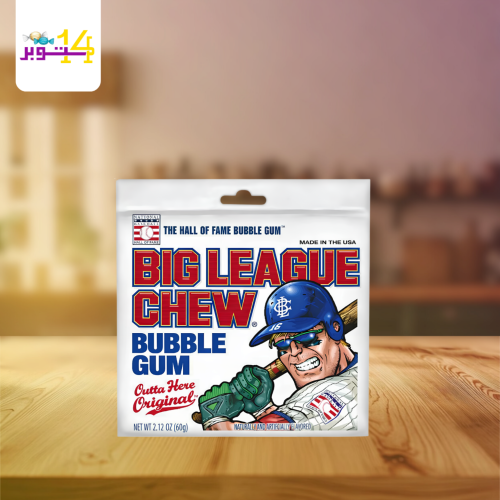 BIG LEAGUE CHEW BUBBLE GUM OUTTA HERE ORGINAL