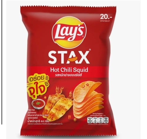 ليز ستاكس الحبار بالفلفل الحار 44 جرام تايلندي