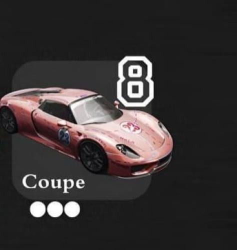 كروت سيارات ببجي بورش | ثلاثة كروت