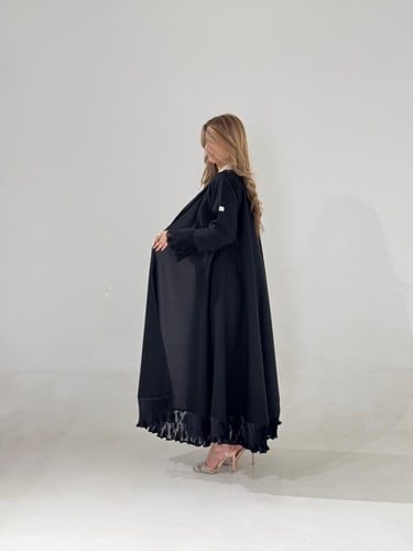 كتان مع تدخيلات شيفون مكسر